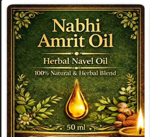 Nabhi Amrit Oil – Herbal Navel Oil | 100% Natural & Ayurvedic (50ml)