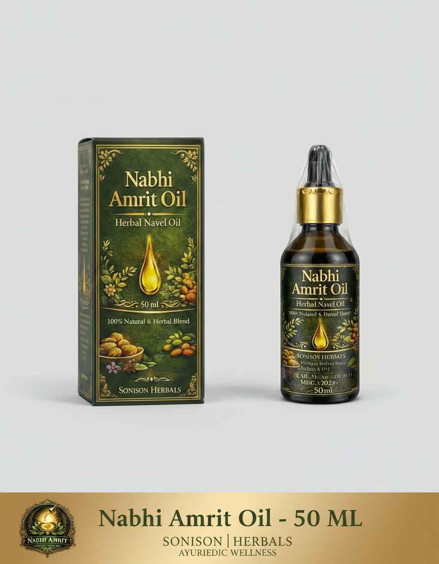 Nabhi Amrit Oil – Herbal Navel Oil | 100% Natural & Ayurvedic (50ml)