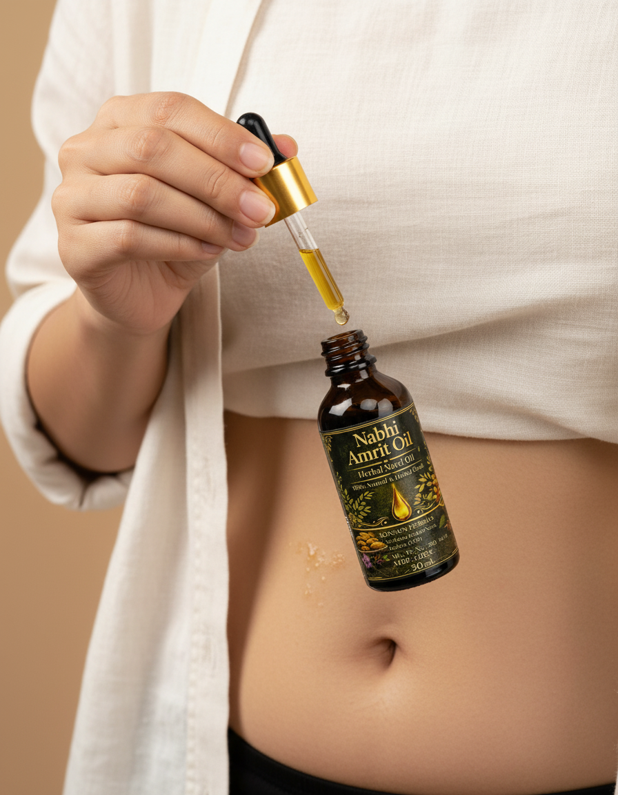 Nabhi Amrit Oil – Herbal Navel Oil | 100% Natural & Ayurvedic (50ml)